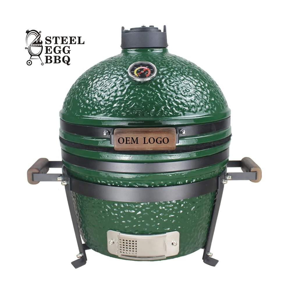 Настольный керамический гриль для барбекю Kamado