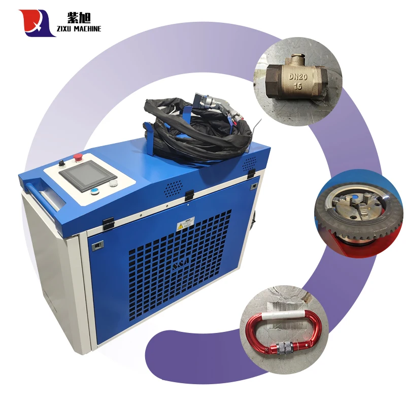 ZIXU Wholesale Automatic Handheld Grafity Cleaning for Manufacturing Plants Small Laser Cleaning Machine