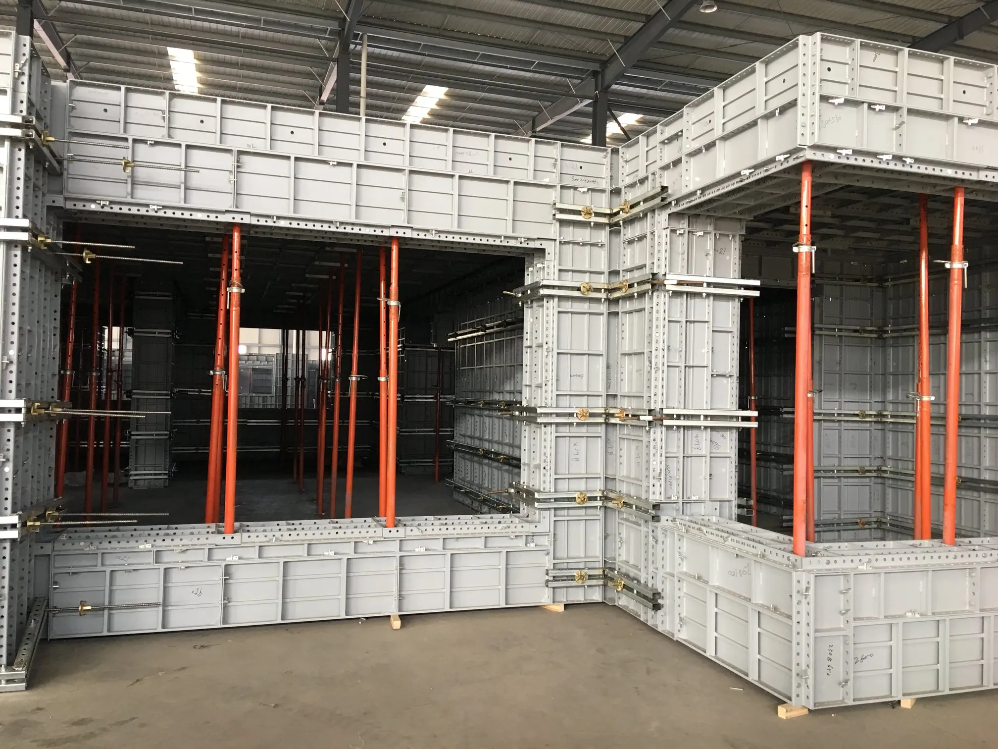 Aluminum construction Formwork material For Concrete PreCasting Building/wall forming formwork system