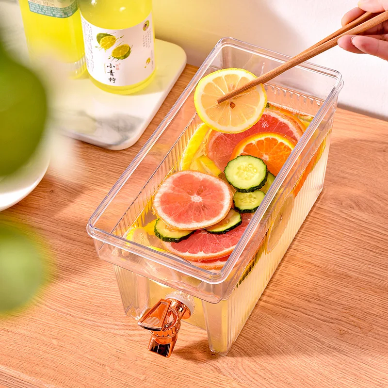 Onsin Drinkware Container Lemon Juice Jugs Beverage Dispenser Water Jugs Cold Water Bottle Kettle Teapot With Faucet bucket