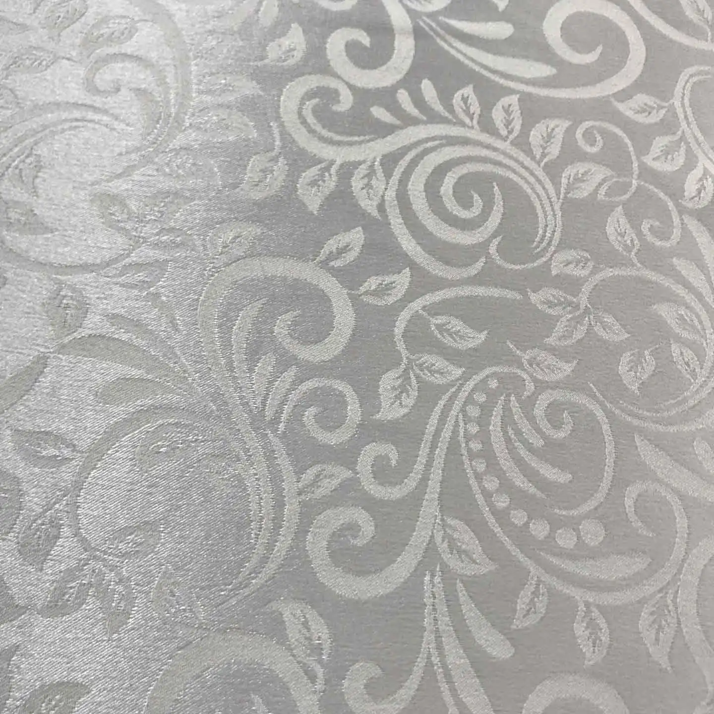 DB текстиль белый цветочный глянцевый 95% переработанный полиэстер 5% спандекс стрейч жаккардовый тканый атласный материал для одежды