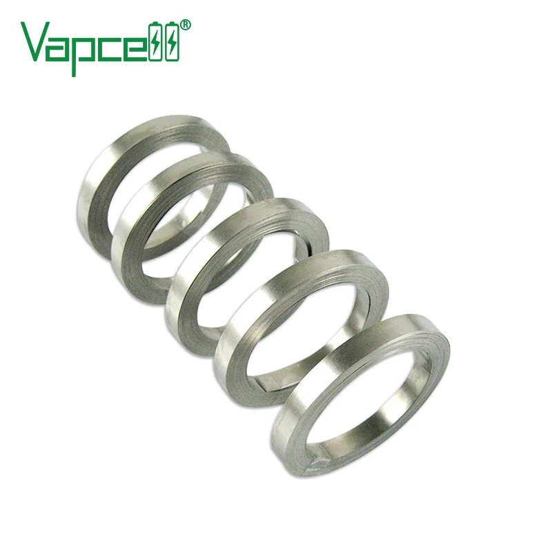 Vapcell Pure Nickel strip for 18650 26650 32650 AA rechargeable lithium ion battery welding THK 0.1-0.3mm* W 2-15mm pure Nickel
