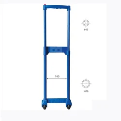 Extension Trolley Bars For Luggage / Adjustable Suitcase Handles / Extendable Trolley Pull Handles