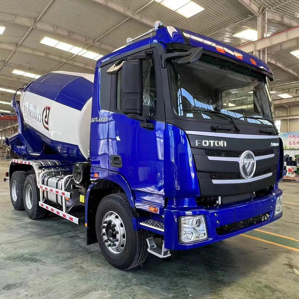 Cheap Foton Auman 6X4 Cement Mixing Truck Used Concrete Mixer Truck For Sale