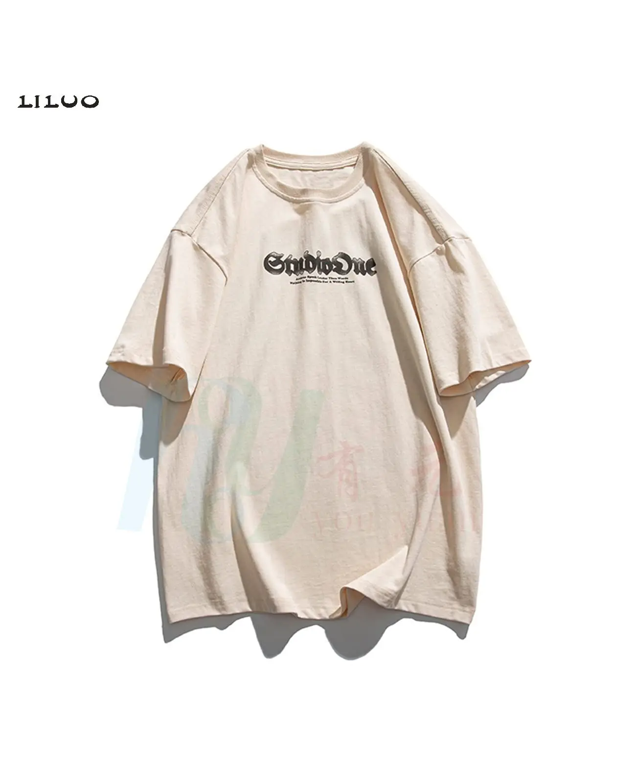 custom men vintage oversized tshirt Wholesale spring summer Graphic heavyweight 100% cotton loose vintage t shirt