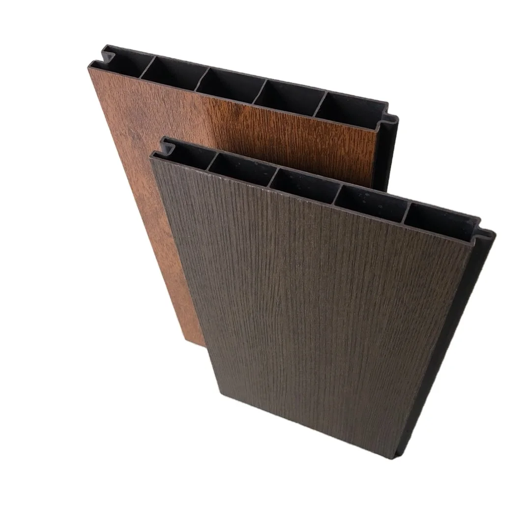 uPVC Profiles Door Panel Wood Color Profiles For Bathroom Door