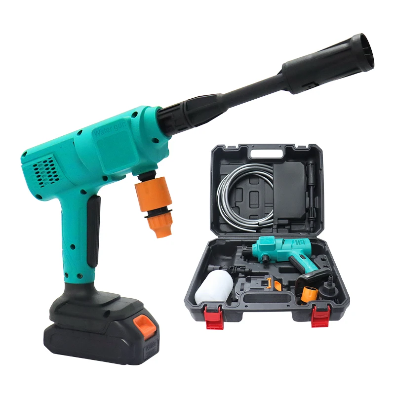 LANDSEA Electric Lithium Battery Pressure Washer High Pressure Cleaner Power Car Washing Gun Water Gun Spray Gun