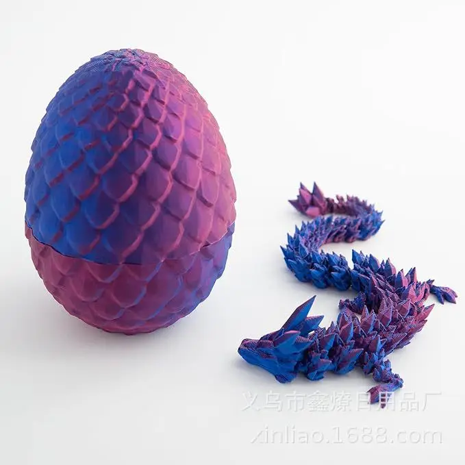MINI Hot Wholesale 3D Printed Dragon Eggs with Dragon Inside Fidget Toy