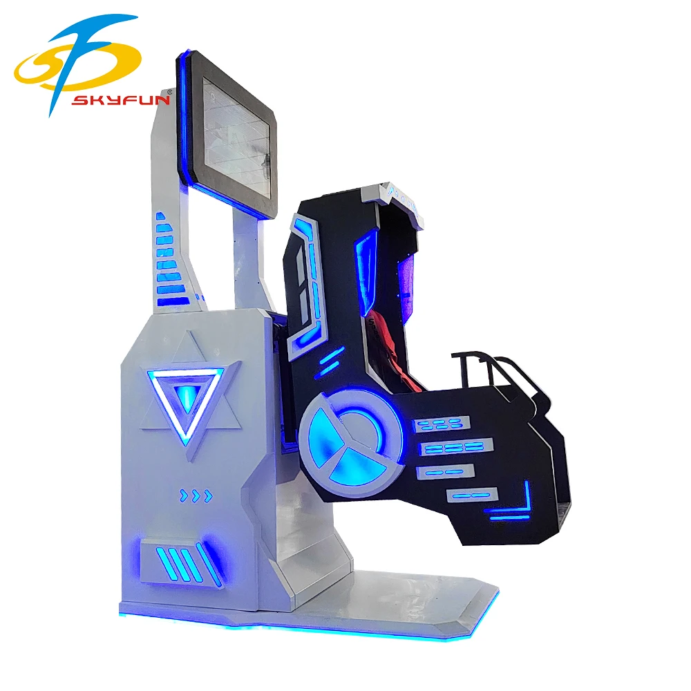 High Quality 3D Glasses 9d Vr Motion Chair Flight Simulator Equipment 360 Degree Rotation 9d Vr Machine 9d Vr Flying Simulator