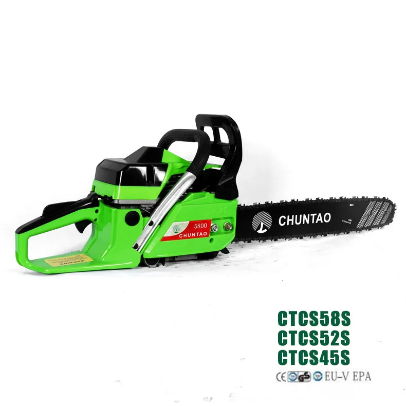 High Quality 58CC Power Motor Engine Pruning Shears Cordless Portable Green Cutter Chain Saw Gasoline Chainsaw for Wood Cutting