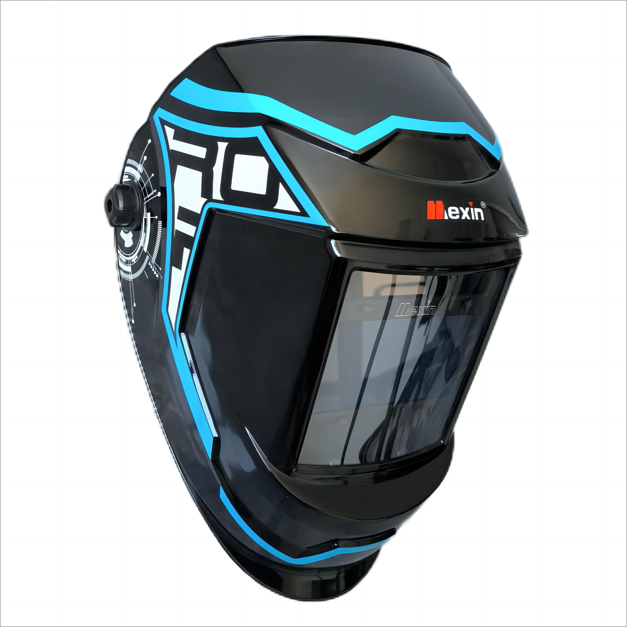 Professional Large View LYG-0K-800B Solar Auto-Darkening Welding Helmet with Adjustable Sensitivity Cutting Grinding Function