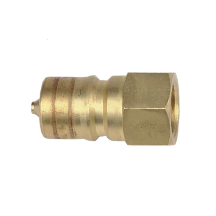 ISO7241-B brass hydraulic coupling  NPT thread coupler