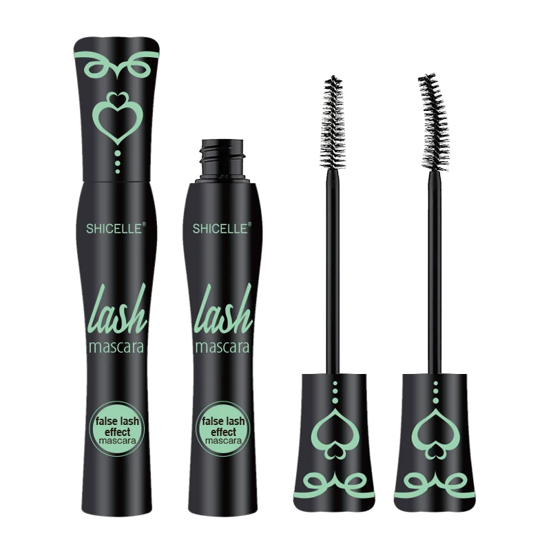 SHICELLE Wholesale Vegan False Lash Effect Mascara New Arrival Makeup Black Waterproof 4D Silk Fiber EyeLash Mascara