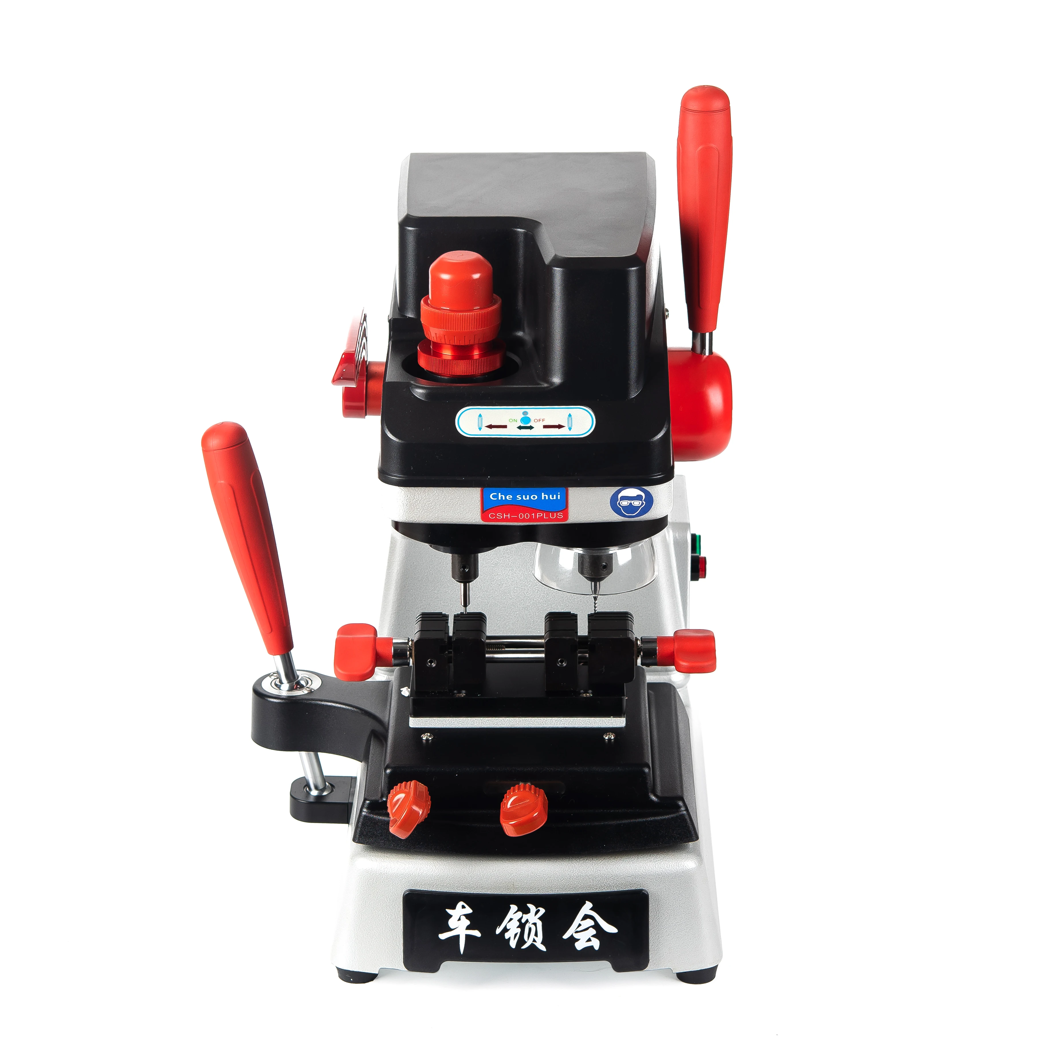 The new upgraded version of electronic manual multi-clamp lock block adopts aluminum alloy body car key cutting machine