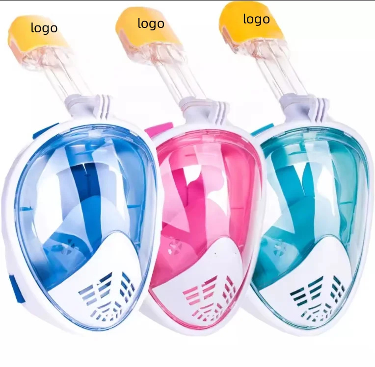 Free to breathing waterproof diving mask go pro camera scuba full face snorkel mask