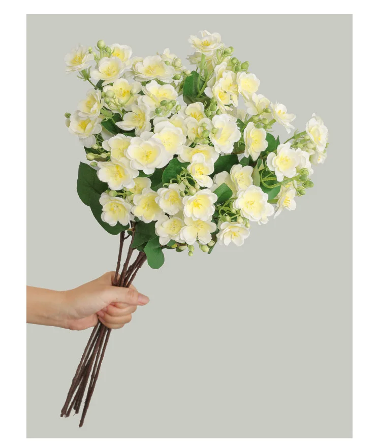 New design artificial winter jasmine flower for Home Wedding Garden Decoration