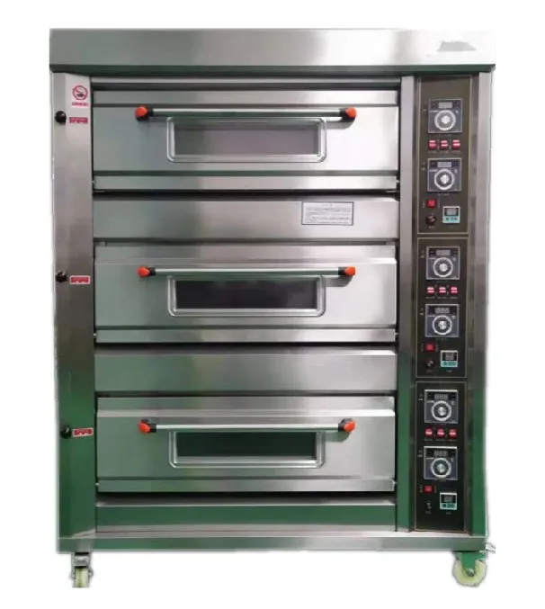 Commercial Luxury Electric Gas Heating Baking Oven Bread Pizza Deck Oven