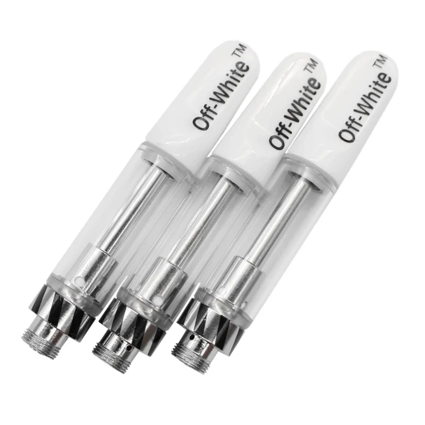 Custom 0.8ml 510 Ceramic Refillable Vape Pen Atomizer CBD Cartridges with Packaging