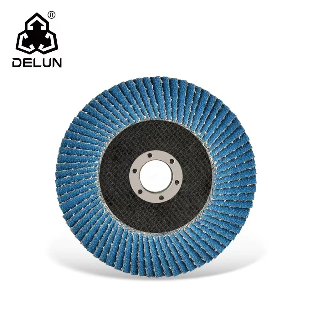 DELUN 7 Inch 180 mm Coated Zirconia Oxide Abrasive Roll New Product China Manufacturer Flap Disc Making OEM Support Used Sander