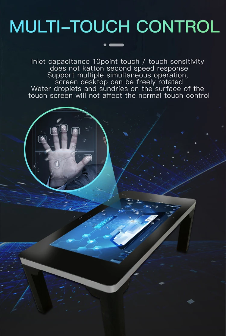 Умная мебель, кофейный столик для конференций с сенсорным экраном для дома, офиса, детских игр