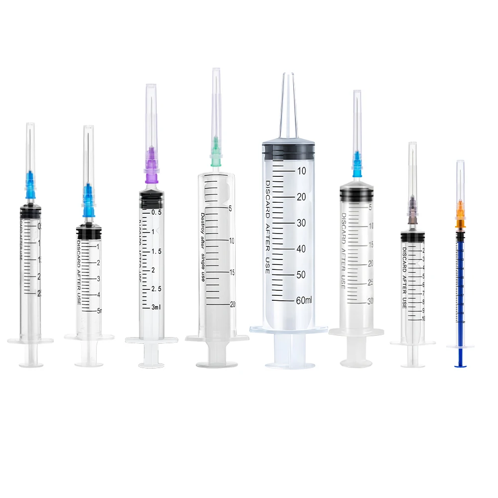 High Pressure Portable Luer Lock Disposable Syringe  3ml medical veterinary equipment