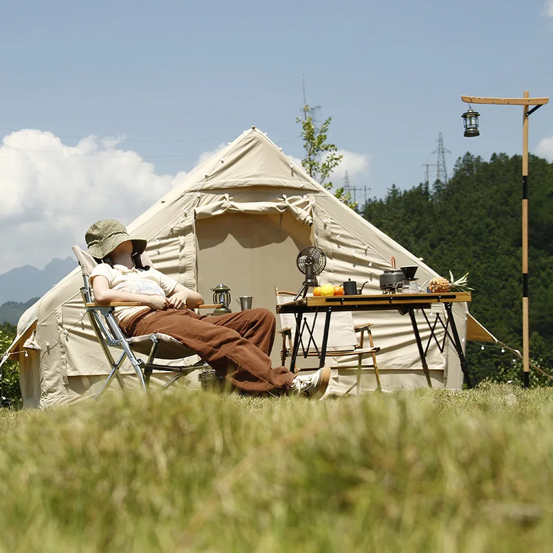 One bedroom outdoor camping inflatable tent waterproof