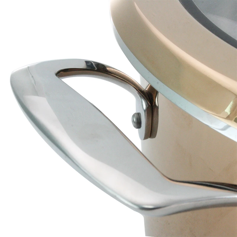 big glass cover Kitchen utensils cookware mini buffet pot for hotel and family party chaffing dish food warmer chafer buffet