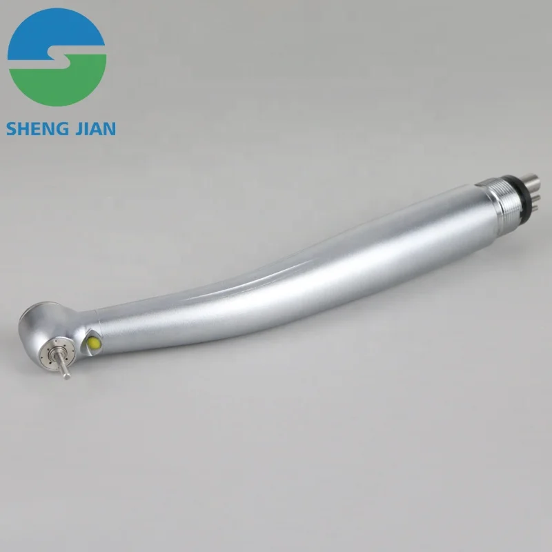Dental Handpieces Push Button Turbine 5 Water Spray 4 holes Shadowless 5 Led Light High Speed Dental Handpiece