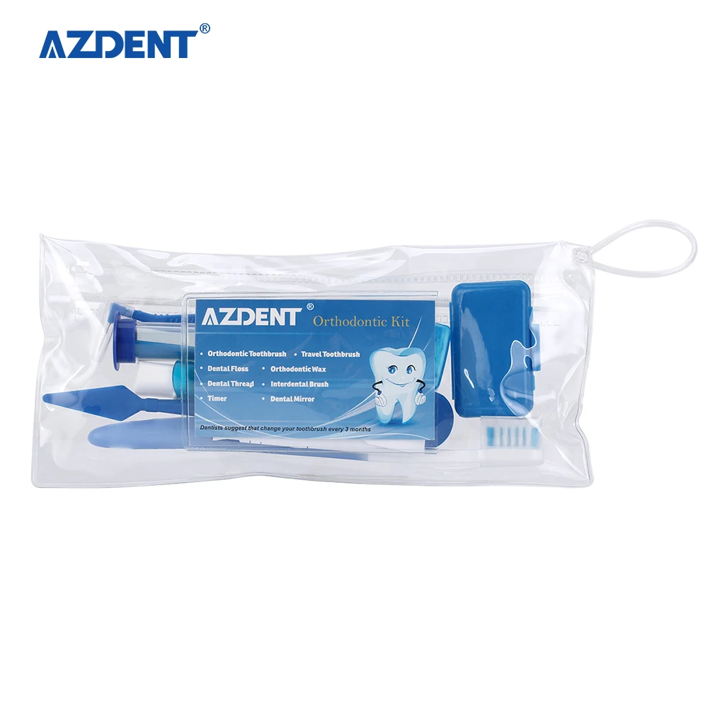 China AZDENT Orthodontic Oral Hygiene Kit Teeth Whitening Dental Oral Care Kit