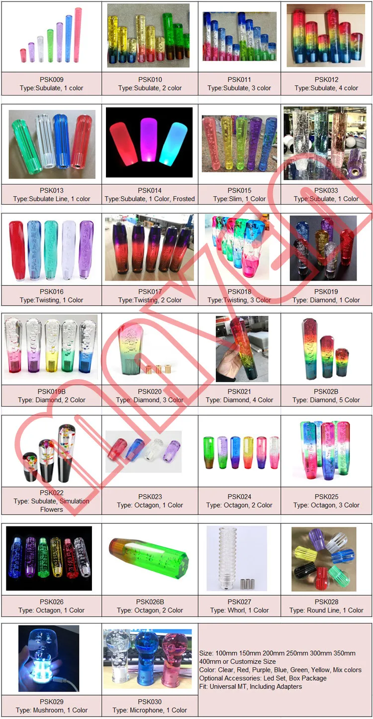 Crystal Bubble Knob List2