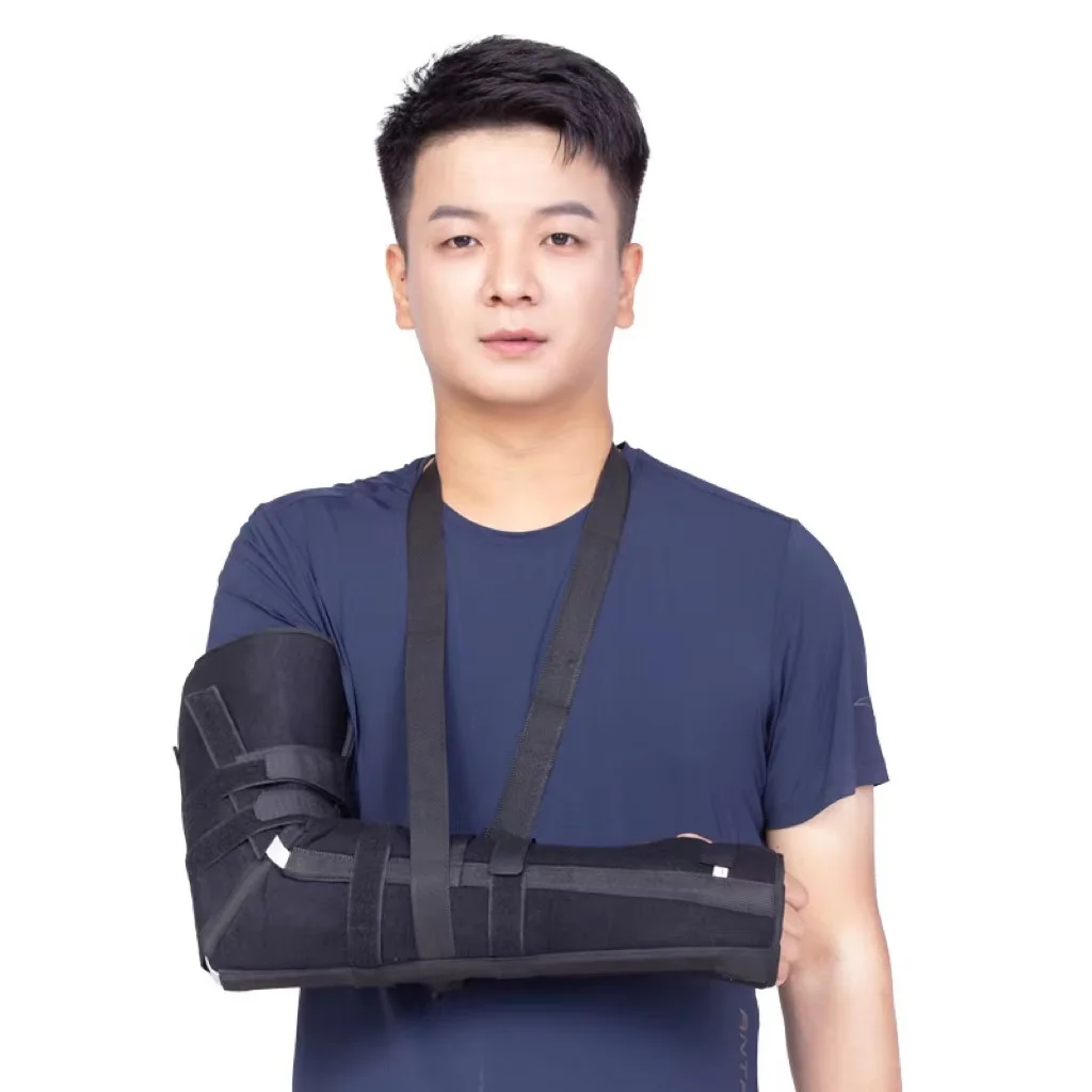 Medical elbow joint fixed support upper limb arm fracture splint forearm rehabilitation bracket protective gear arm brace