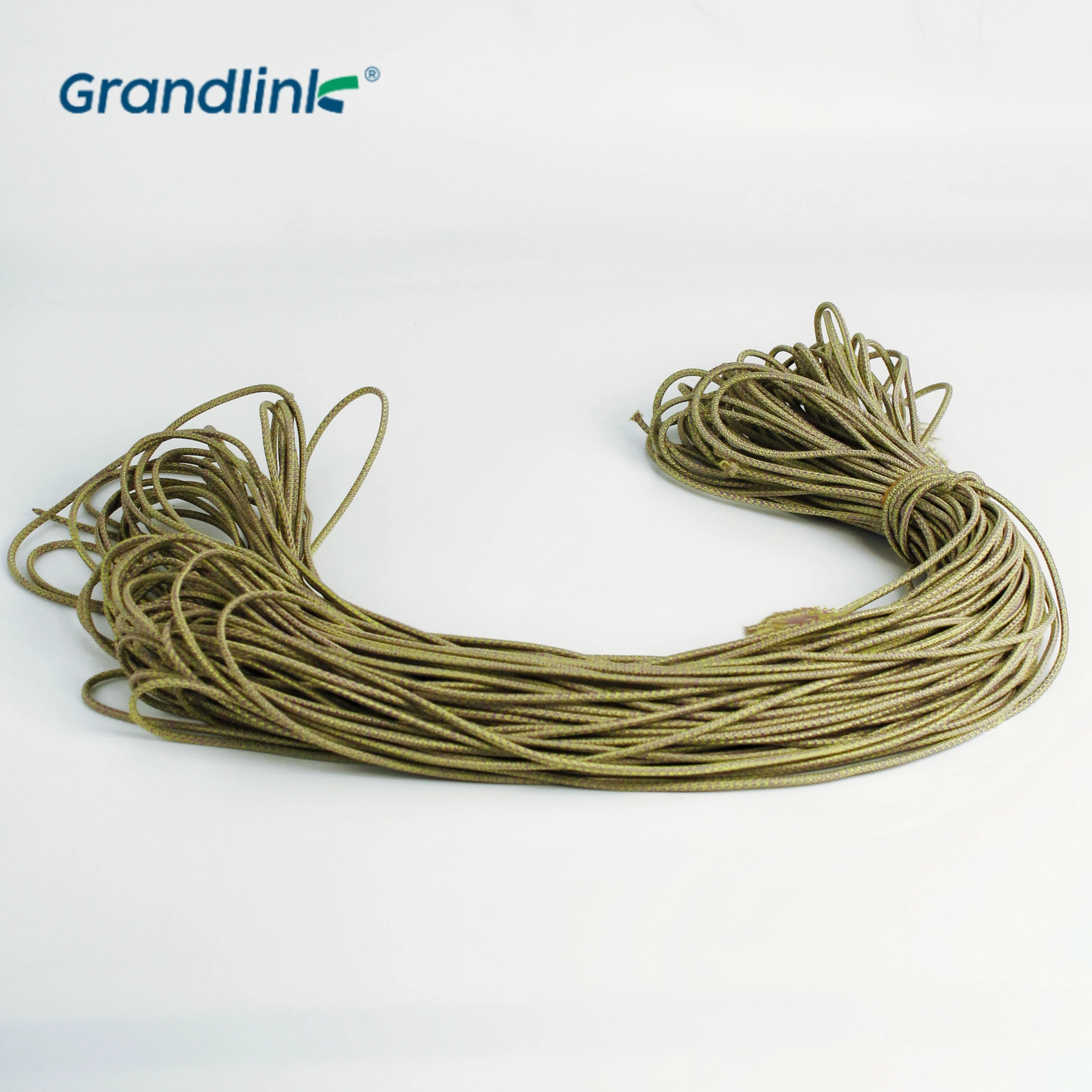 Factory 1mm 2mm 3mm 5mm Colorful Round Latex Elastic Rope 100% Polyester Cord with Custom Length for Home Textile