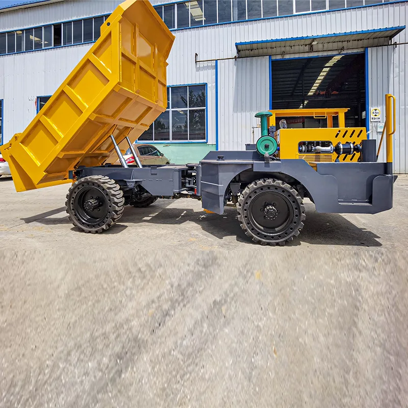 Low Profile Hot sale underground mining dumper truck dump trucks  4x4  8 ton UK8 articulated diesel dump hydraulic mining dumper mineral
