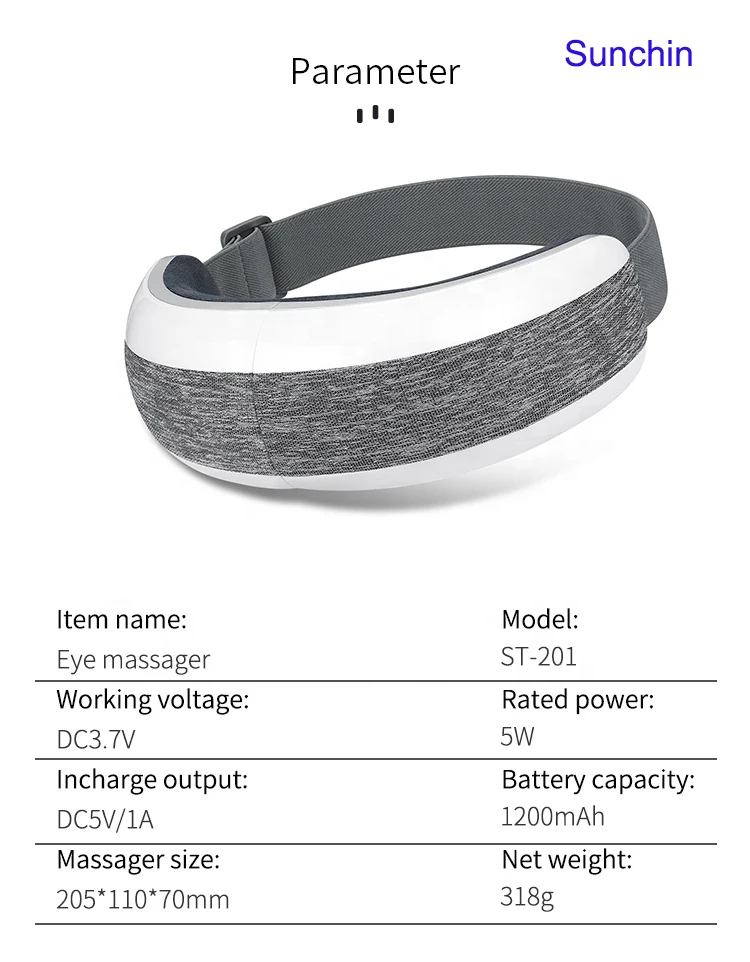 Air Pressure Wireless Intelligent Multi-function Handheld Portable Heated Electric Vibration Eye Massager Machine