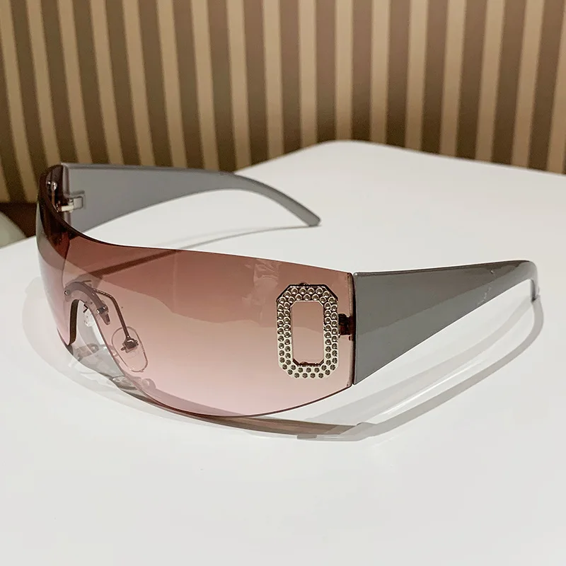 81043  2023 New Y2k Fashion Net Red Sunglasses Personalized Sunglasses Female Concave Shape