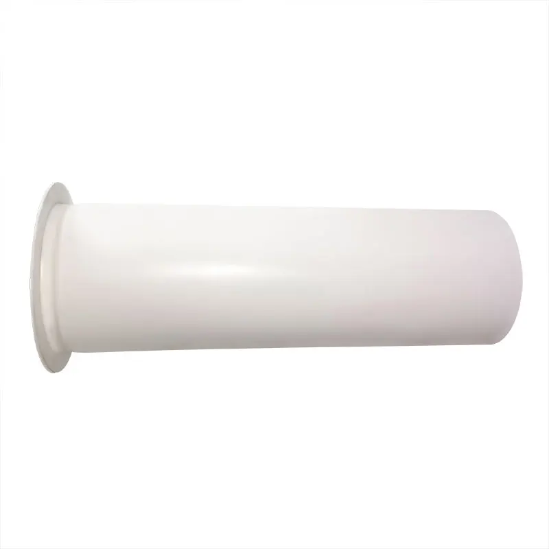 Custom PTFE Plastic Sleeve Bearing Wear Resistant PTFE Flanges Bush Slid PTFE Collar Bushing