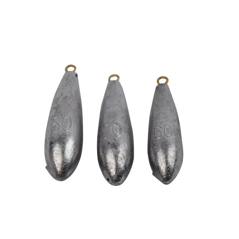 10g/20g/30g/40g/50g/60g/70g/80g/100g/ 150g water droplets lead weights fishing lead sinkers fishing accessories
