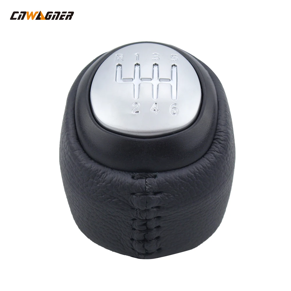CNWAGNER Custom Car carbon automatic/Manual Speed 5 6 Gear Stick Shift Lever Knob applicable SAAB 9-3 2003-2012