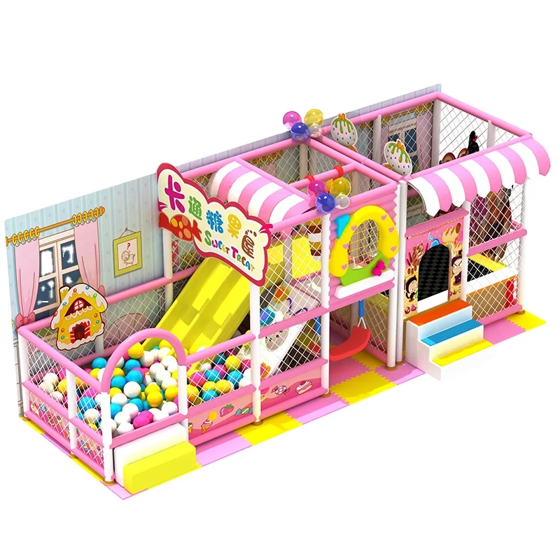 Indoor Playground Equipment Manufacturer Children Interactive Game Ball Pit Soft Play Center Modern Amusement Park Carousel