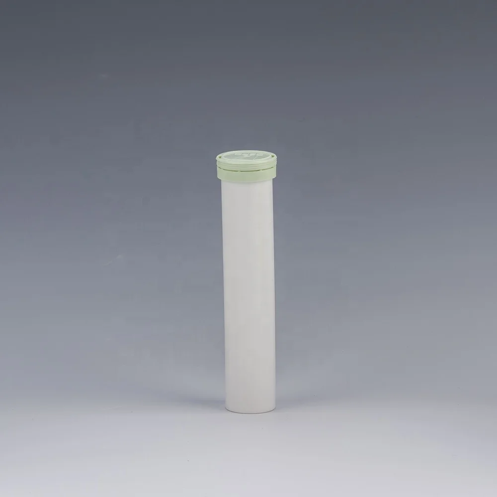 Medical cylinder PP empty 133mm pp plastic effervescent tablets packaging container vial with desiccant cap