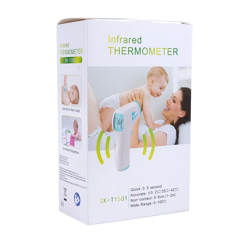  CE Approved Factory wholesale 2 modes body/surface temperature reading forehead thermometer