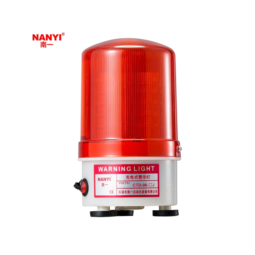 Rechargeable rotating sound and light warning light, waterproof and dustproof magnetic base, charging warning flashing light