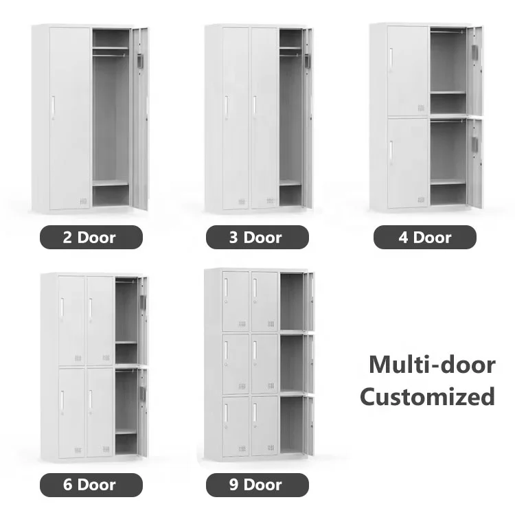 key lock compartment cupboard cloth furniture storage 2 3 4 6 9 12 door wardrobe metal steel locker cabinet