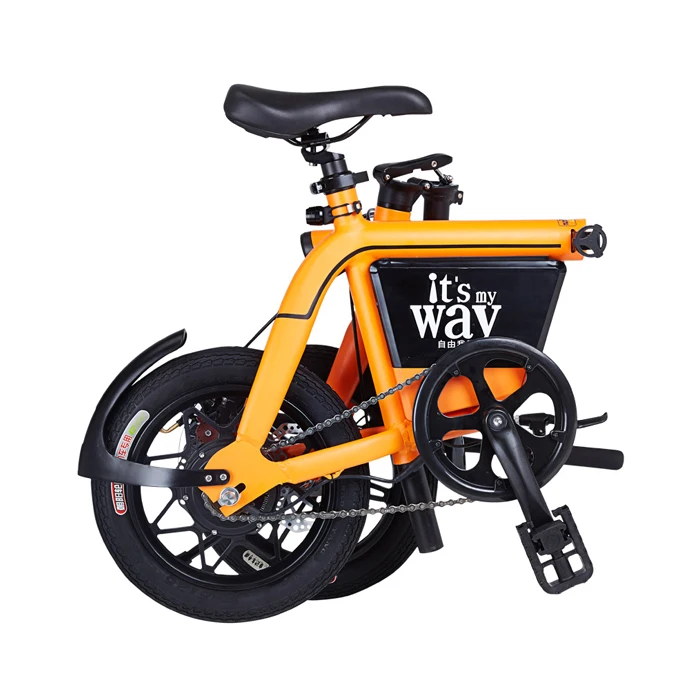 
New factory elettriche electrica folding cheap 400w adults city e-bike with removable battery 