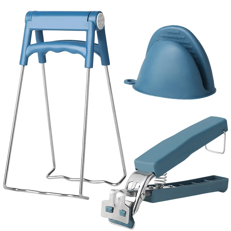 Anti-Scalding Clip Dish Pot Holder Carrier Clamp Clip Handle 6 Pcs Kitchen Utensil Anti-Hot Clamp Set Plate Carrier Clamp Pot Ho