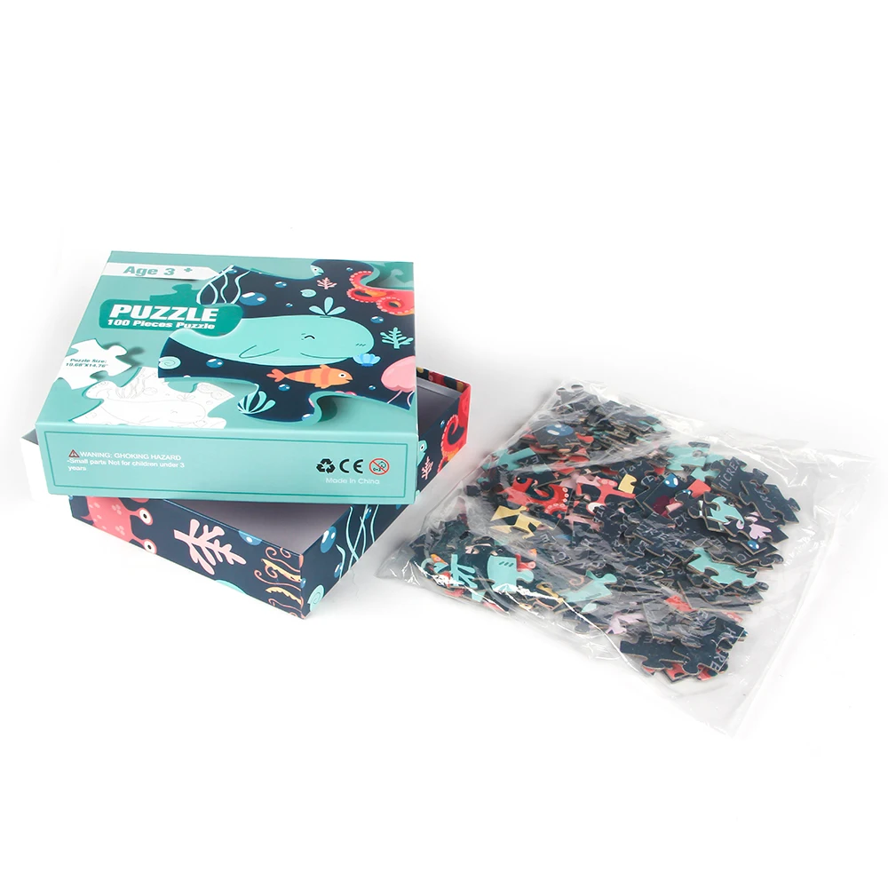 Custom Jigsaw Puzzle For Kids Custom 100/200/300 Piece Jigsaw Puzzles