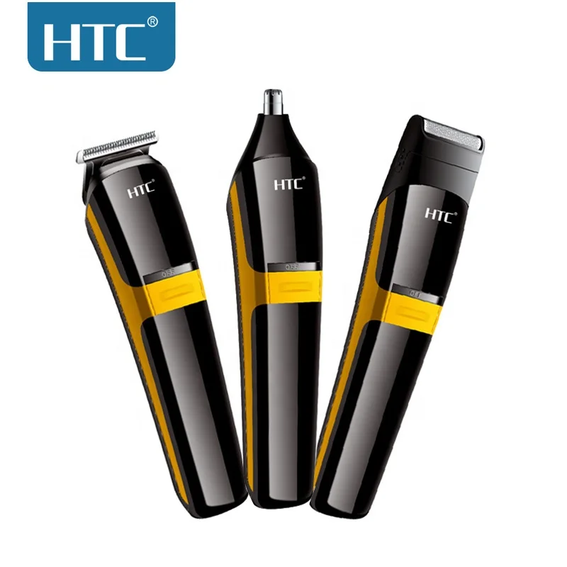 HTC AT-1322 3 в 1 мужской набор для ухода за шерстью USB зарядка из фольги Бритва бровей и носа триммер T- Blade