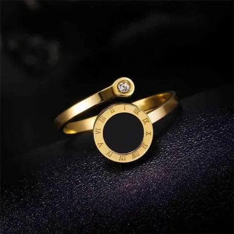 Fashionable and Trendy Ring With Roman Numerals Personalized Adjustable Ring for Weddings Engagements Gifts