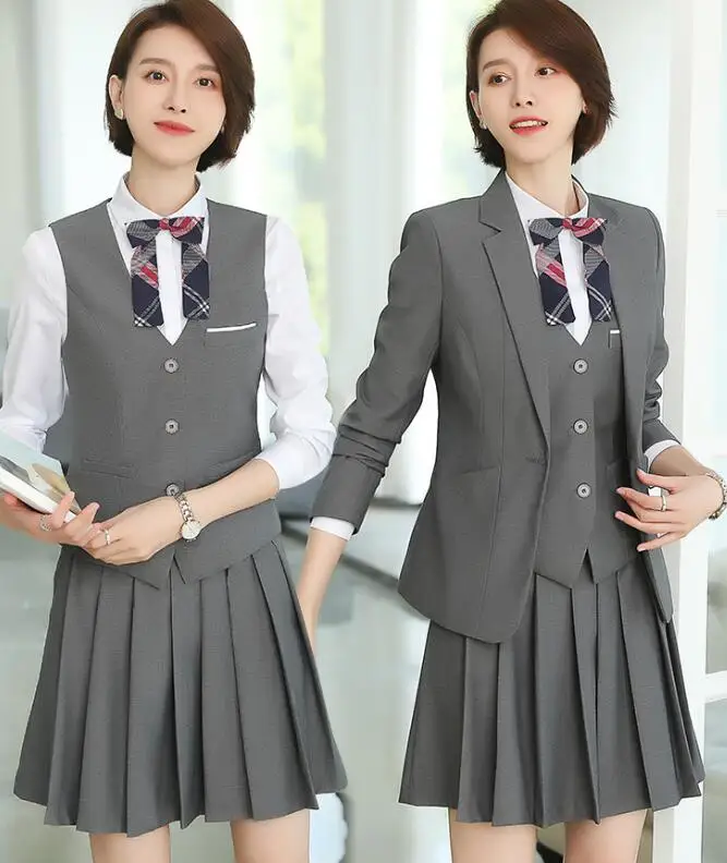 Business suit sets female kindergarten teacher host speech contest clothing professional clothing clothes