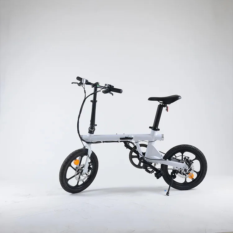 2020 new bike 16 inch hidden battery cargo electric bicycle with aluminium  alloy foldable frame
